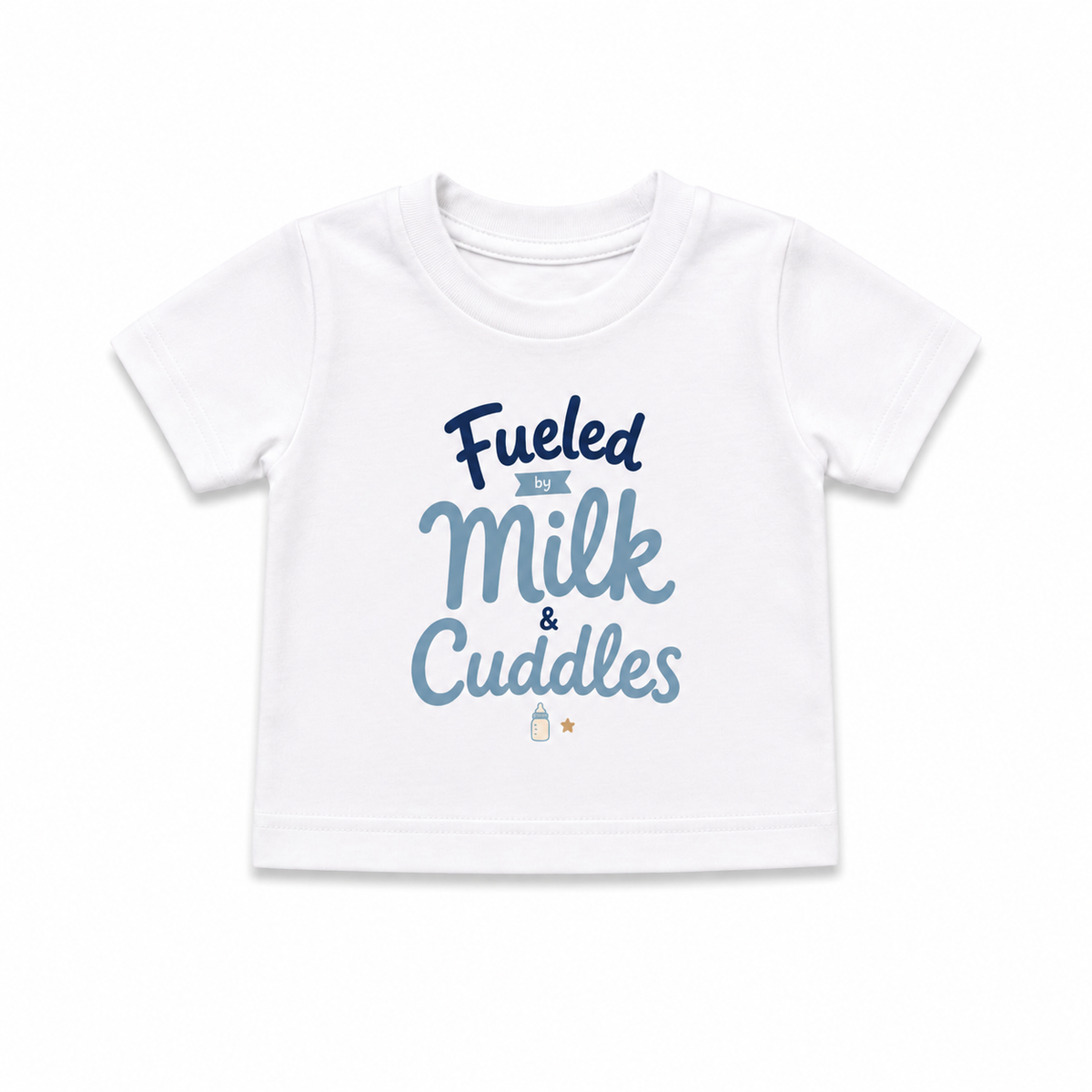 Fueled by Milk & Cuddles | Unisex Baby T-Shirt