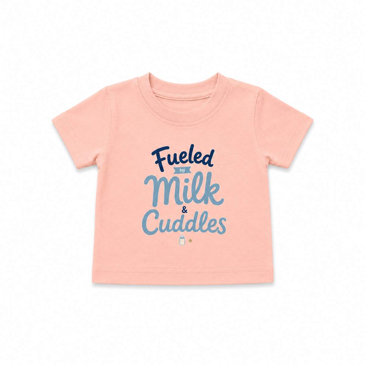 Fueled by Milk & Cuddles | Unisex Baby T-Shirt
