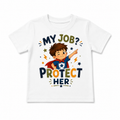 My Job? Protect Her + My Job? Annoy Him | Brother & Sister Matching T-Shirts