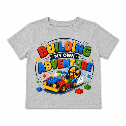 Building My Own Adventure | Unisex Kids’ T-Shirt | 1–6 Years