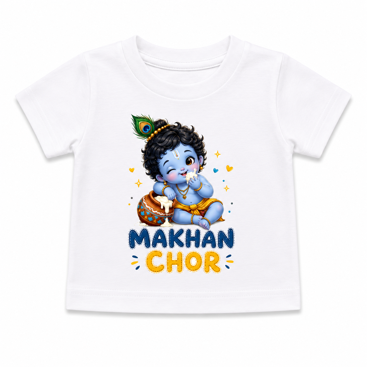 Makhan Chor Krishna T-Shirt